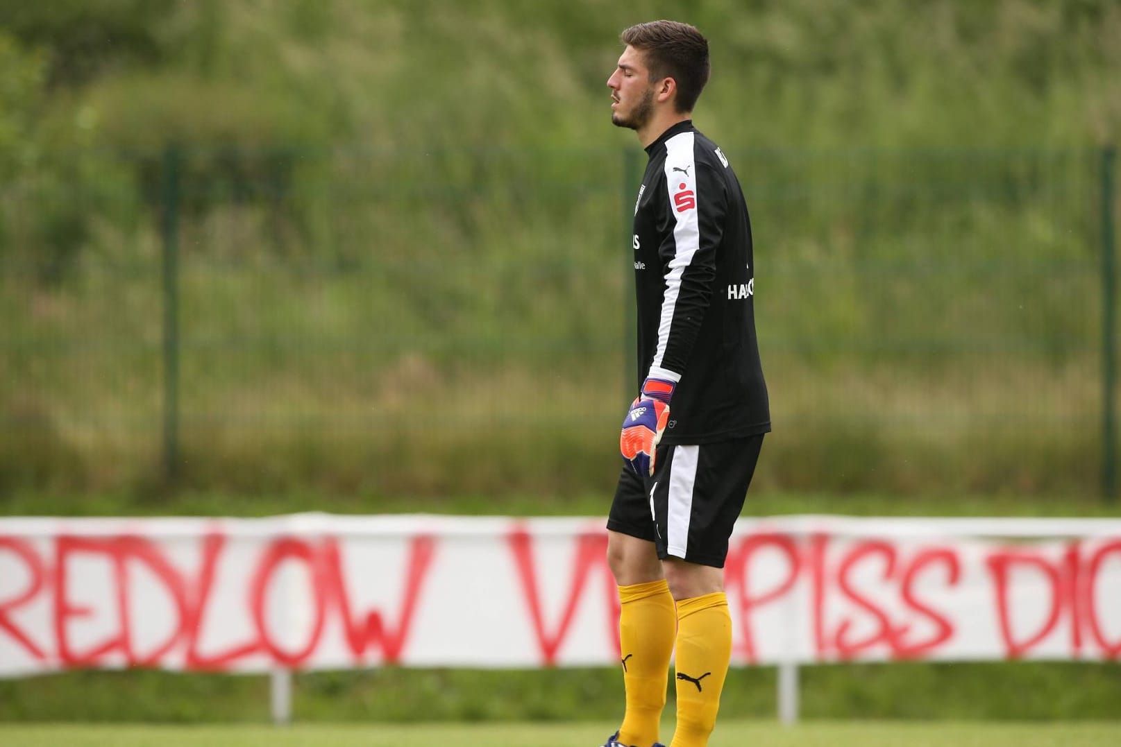 Fabian Bredlow wird von Ultras des Halleschen FC nicht akzeptiert.