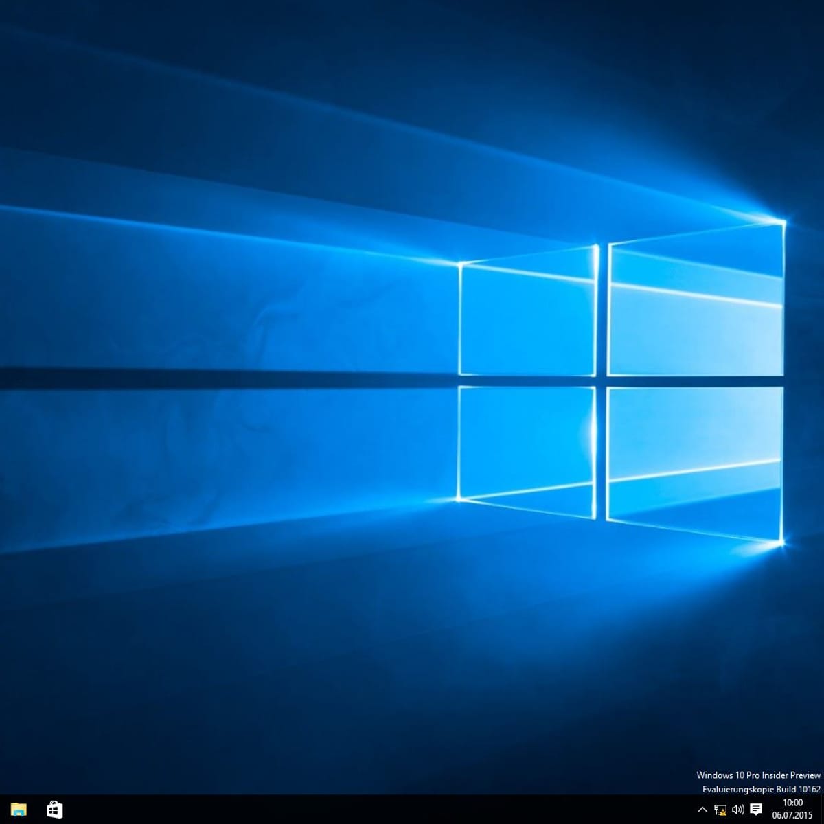 Windows Logo Hintergrundbild blau