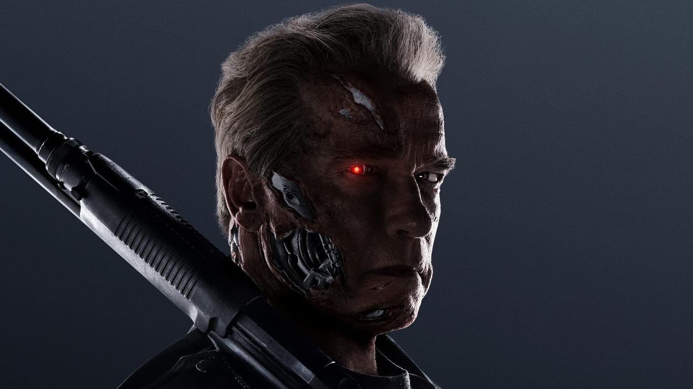 Auch Roboter werden älter: Arnold Schwarzenegger als leicht angegrauter Terminator T-800.