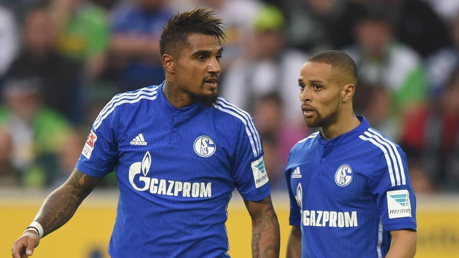 Kevin-Prince Boateng (li.) und Sidney Sam bleiben Schalke vorerst erhalten. Kevin-Prince Boateng (li.) und Sidney Sam bleiben Schalke vorerst erhalten.