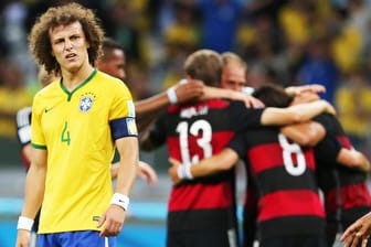David Luiz und Brasiliens Nationalmannschaft: ins Herz getroffen.
