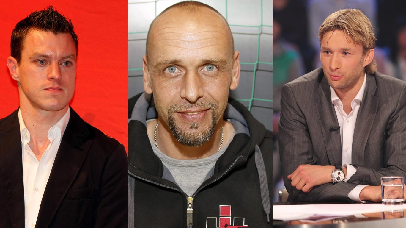 Hanno Balitsch, Holger Stanislawski und Simon Rolfes (von links) werden TV-Experten beim ZDF.
