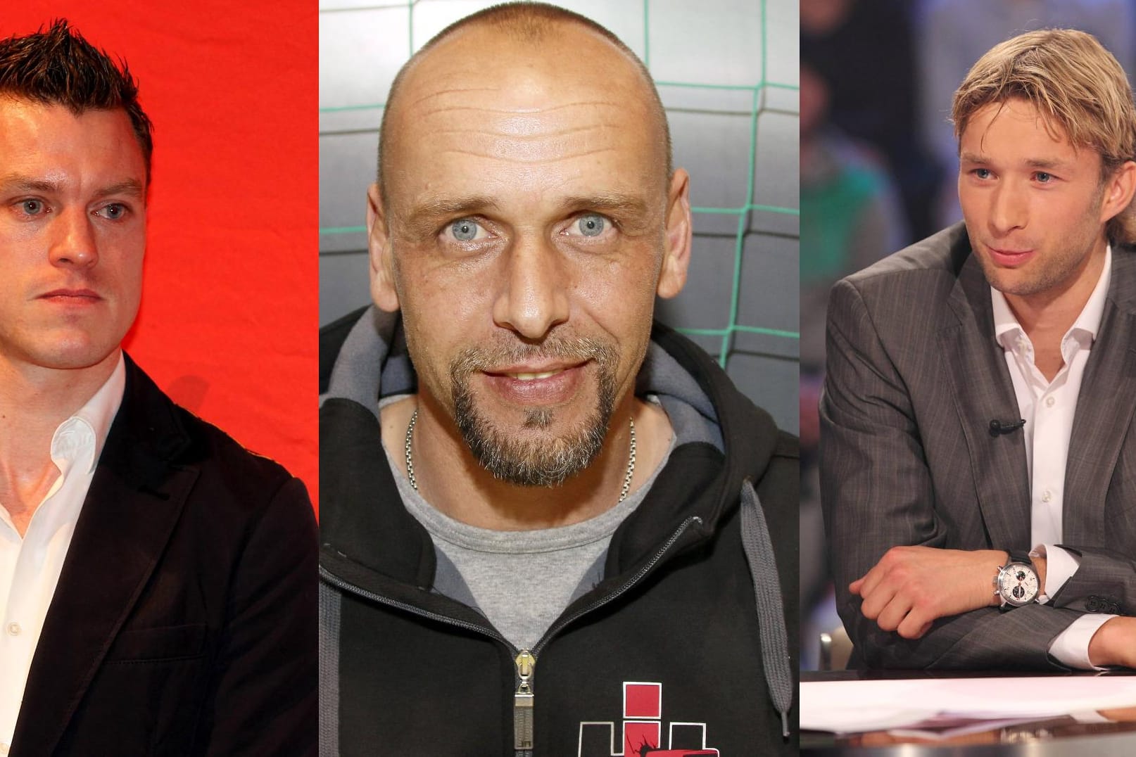 Hanno Balitsch, Holger Stanislawski und Simon Rolfes (von links) werden TV-Experten beim ZDF.