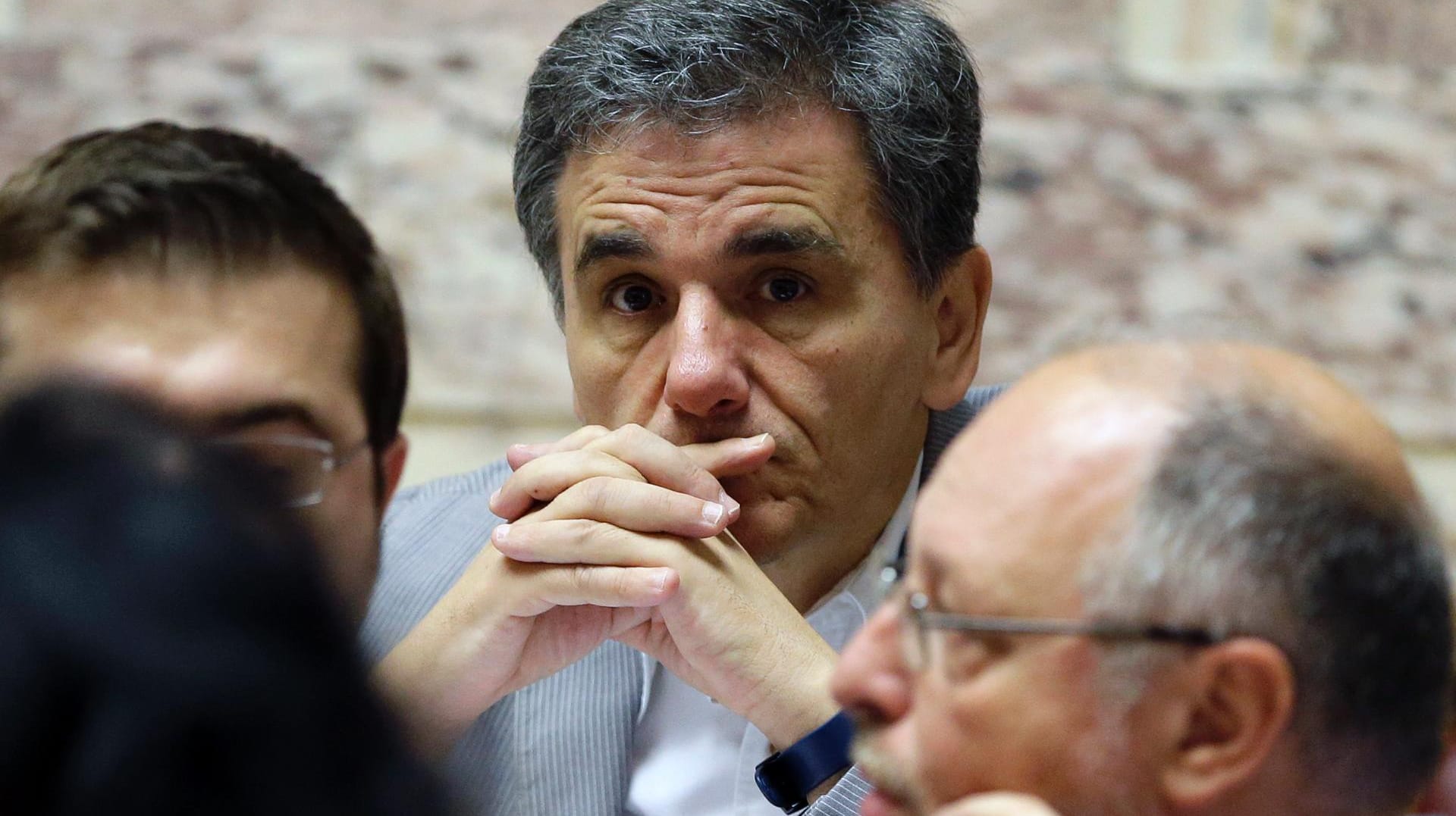 Der griechische Finanzminister Euklides Tsakalotos.