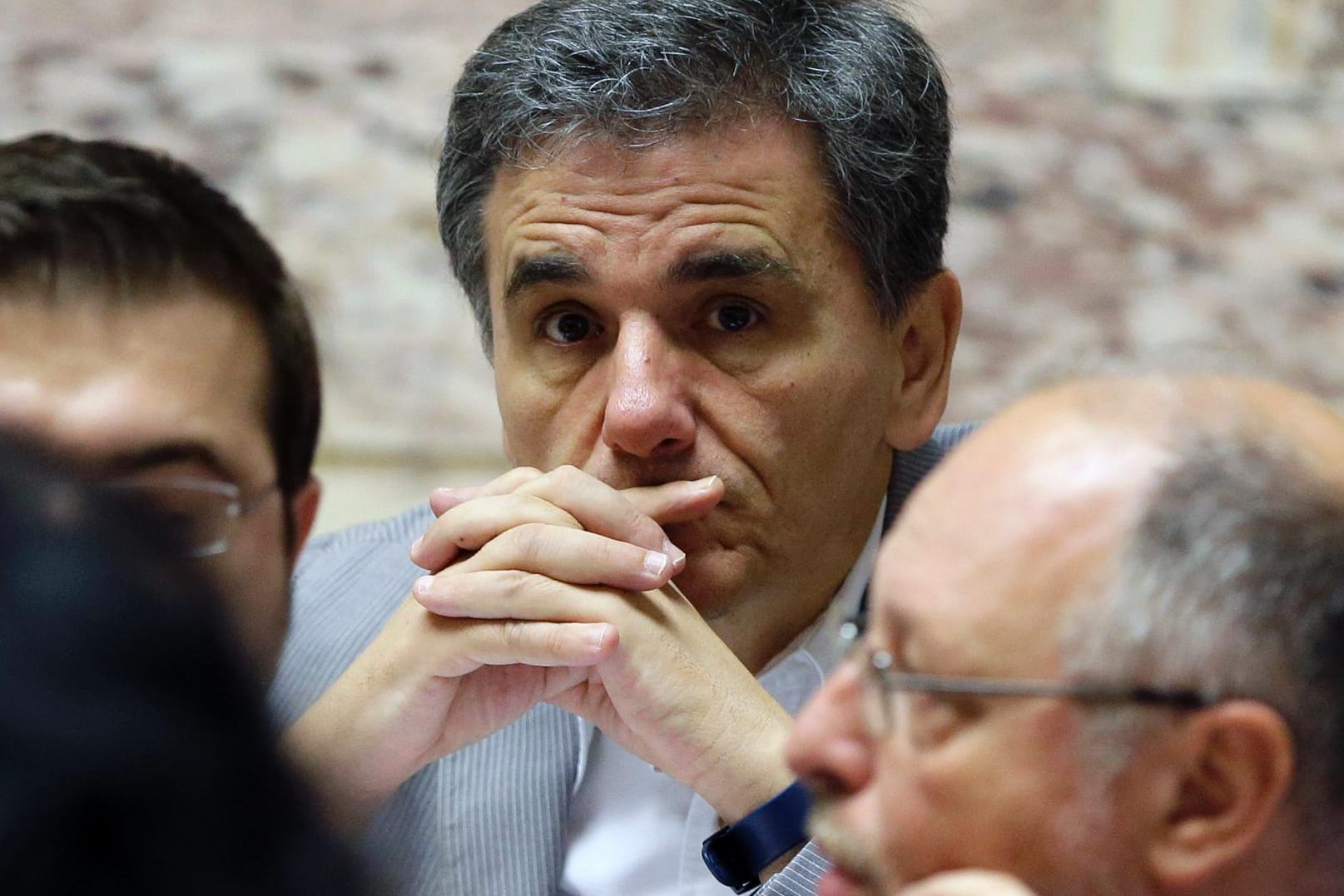 Der griechische Finanzminister Euklides Tsakalotos.