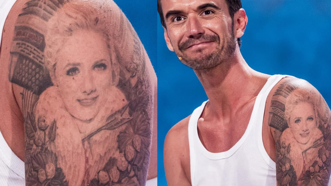In seiner Show "Die Besten im Sommer" zeigte Florian Silbereisen Muckis und Helene-Tattoo.