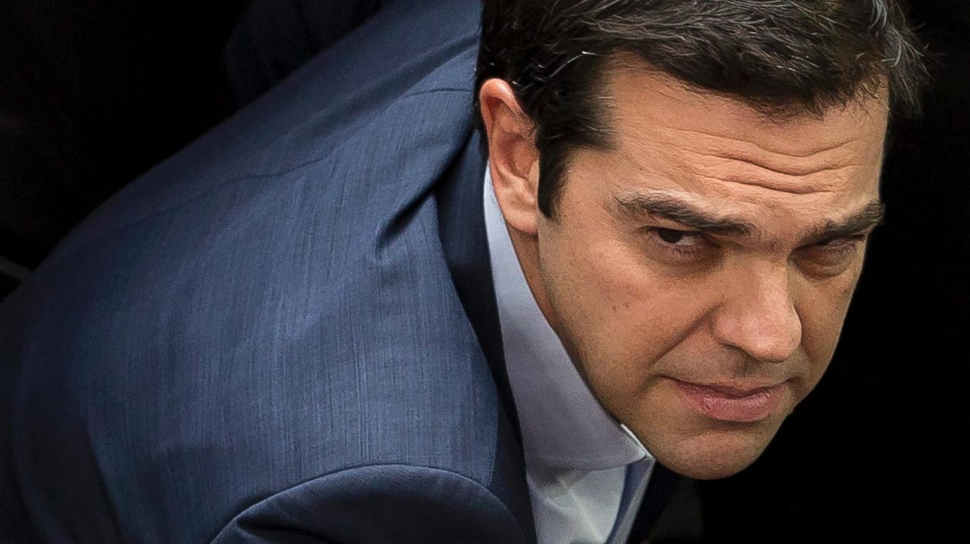 Der griechische Premier Alexis Tsipras - nimmt er bald den Hut?