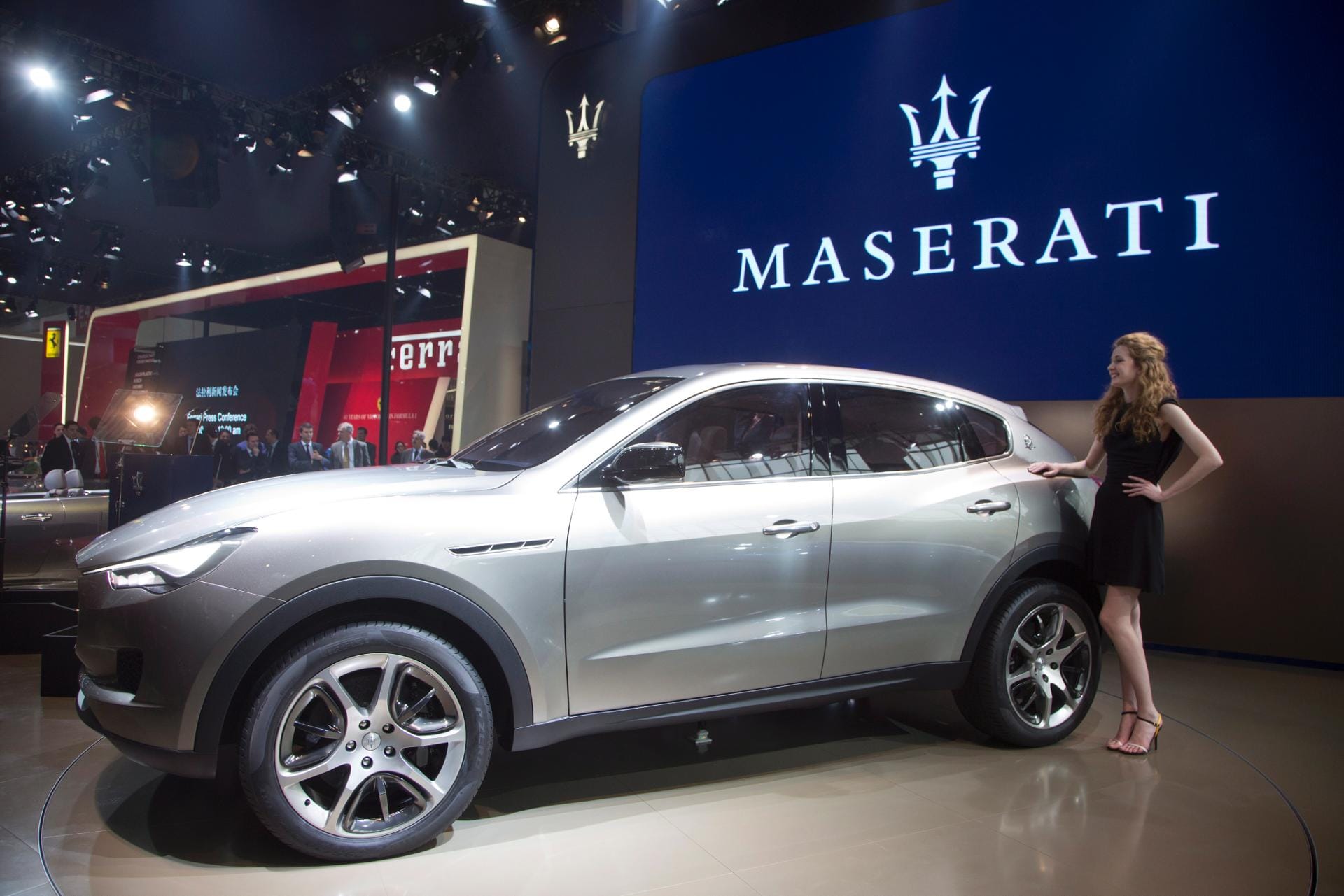 Sportlich wird es der neue Maserati Levante angehen lassen. Hier die Kubang-Studie auf der Auto China Show 2012.