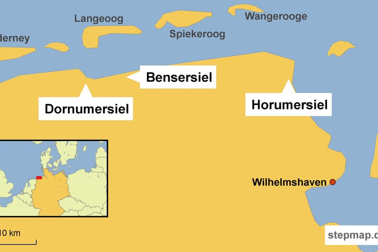 Drei Badestellen an der Nordsee weisen hohe Bakterienbelastungen auf.