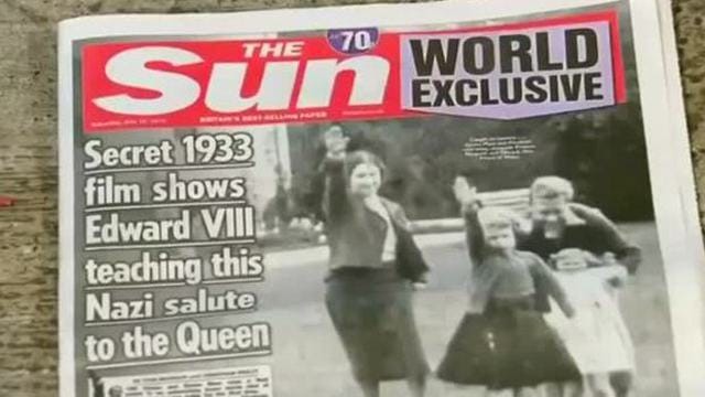 "Hitlergruß": Buckingham Palace äußert sich (Screenshot: Reuters)