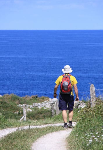 Das Meer immer in Sichtweite: Gut ausgebaut ist der Bufones-Küstenwanderweg in Asturien.