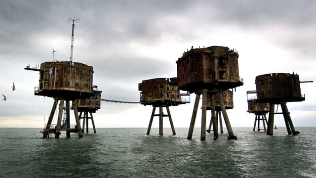 Die "Red Sands" sind ein Teil der furchteinflößenden "Maunsell Forts".