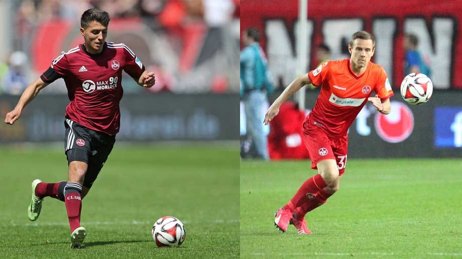 Nürnbergs Allessandro Schöpf (li.) und Lauterns Chris Löwe gehören zu den Leistungsträgern ihrer Teams. Nürnbergs Allessandro Schöpf (li.) und Lauterns Chris Löwe gehören zu den Leistungsträgern ihrer Teams.