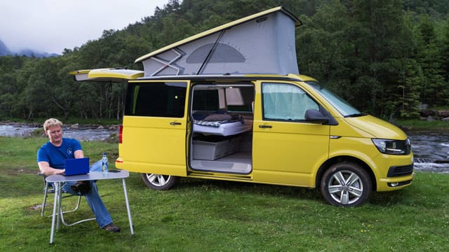Eine Ikone unter den Reisemobilen - der VW California in der Neuauflage. Eine Ikone unter den Reisemobilen - der VW California in der Neuauflage.