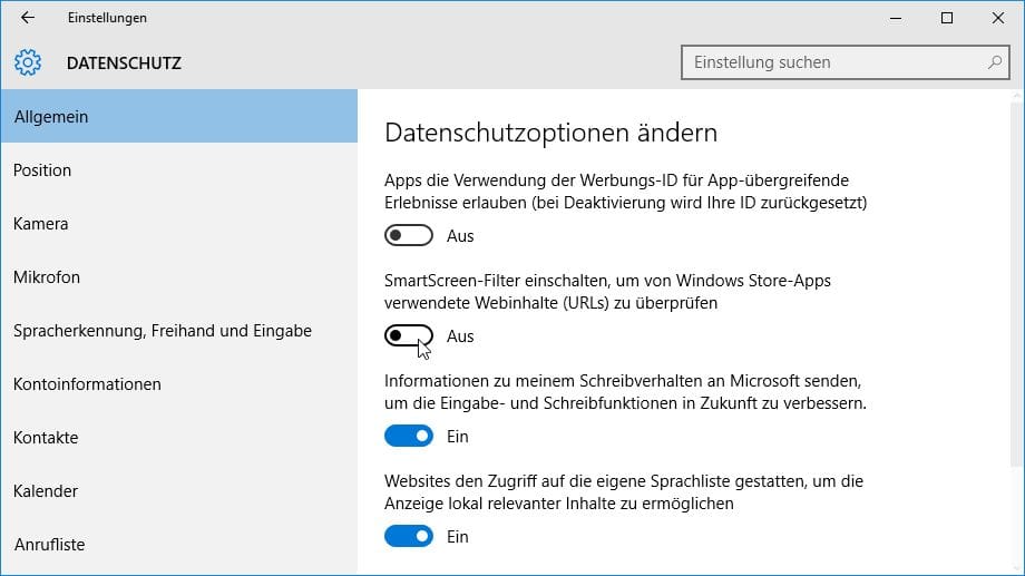 Datenschutz in Windows 10: Microsoft am Lauschen hindern