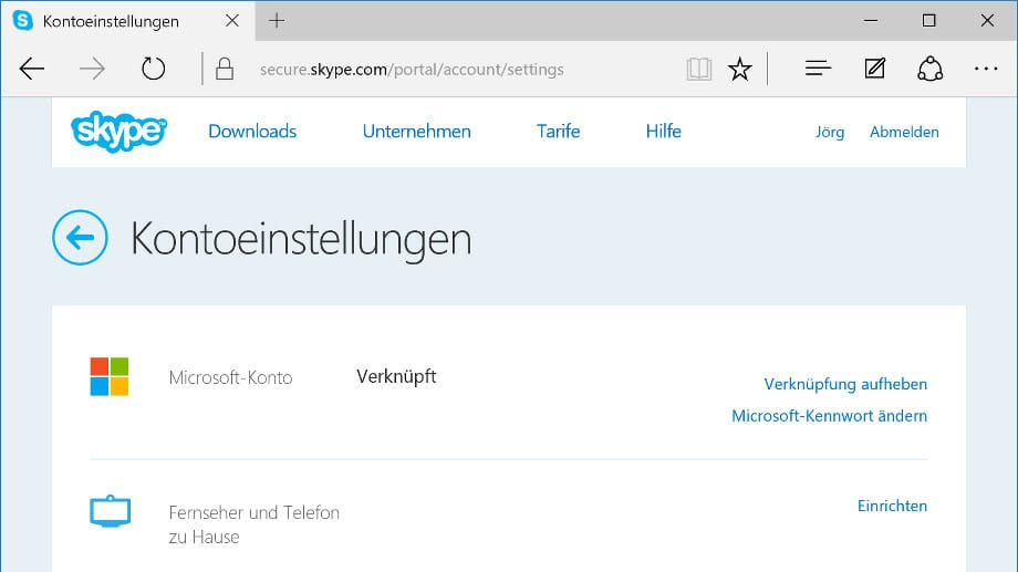 Auch Skype-Nutzer haben ein Microsoft-Konto, sofern sie eine E-Mail-Adresse zum Login verwenden.