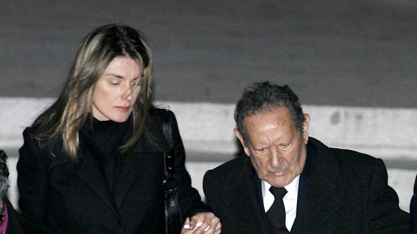 Letizia und ihr Großvater Francisco Rocasolano im Jahr 2007.