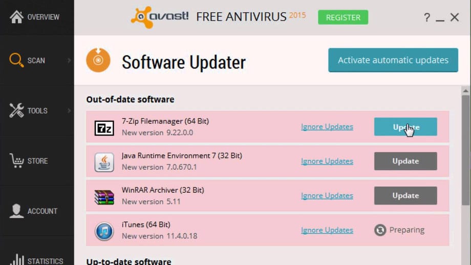 Avast Free Antivirus zählt zu den besten kostenlosen Antivirus-Programmen, auch für Windows 10.
