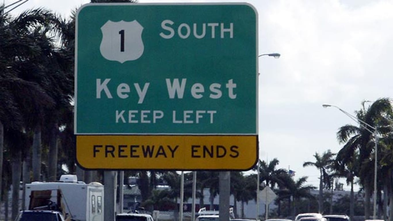Der Strand von Key West in Florida sollte möglicherweise Ziel eines Anschlags werden.