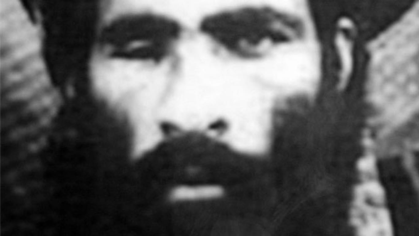 Eines der wenigen Fotos des einäugigen Taliban-Gründers Mullah Omar.