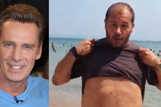 Jürgen Milski (li.) lästert über dicke Schlagerstars wie Willi Herren.