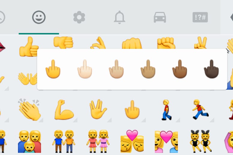 Bald können WhatsApp-Nutzer sich gegenseitig den Mittelfinger zeigen.