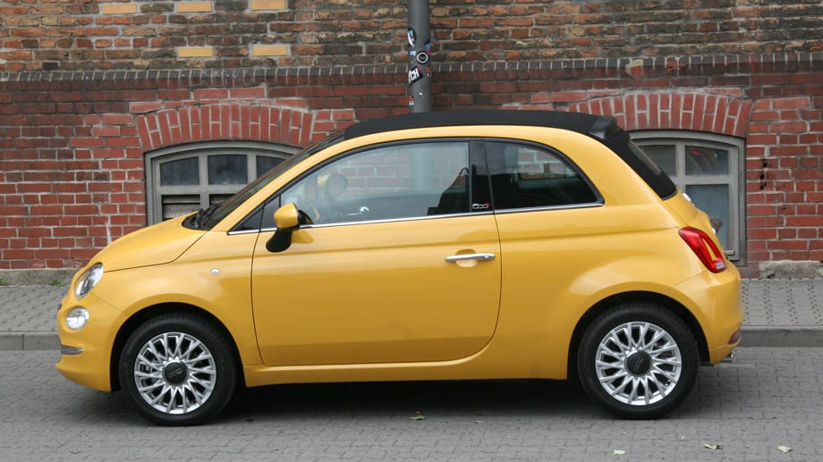 Vom Facelift profitiert auch die offene Version Fiat 500C.