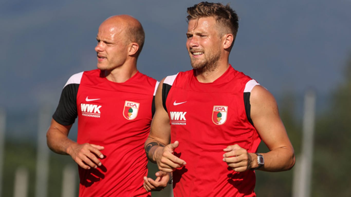 Augsburgs Stammspieler Tobias Werner (li.) und Daniel Baier sollen es in der neuen Saison richten.