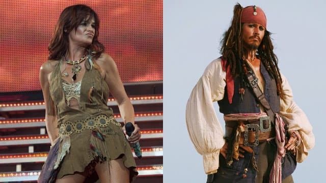 Sieht Andrea Berg aus wie Captain Jack Sparrow? Das findet zumindest Guido Maria Kretschmer. Sieht Andrea Berg aus wie Captain Jack Sparrow? Das findet zumindest Guido Maria Kretschmer.