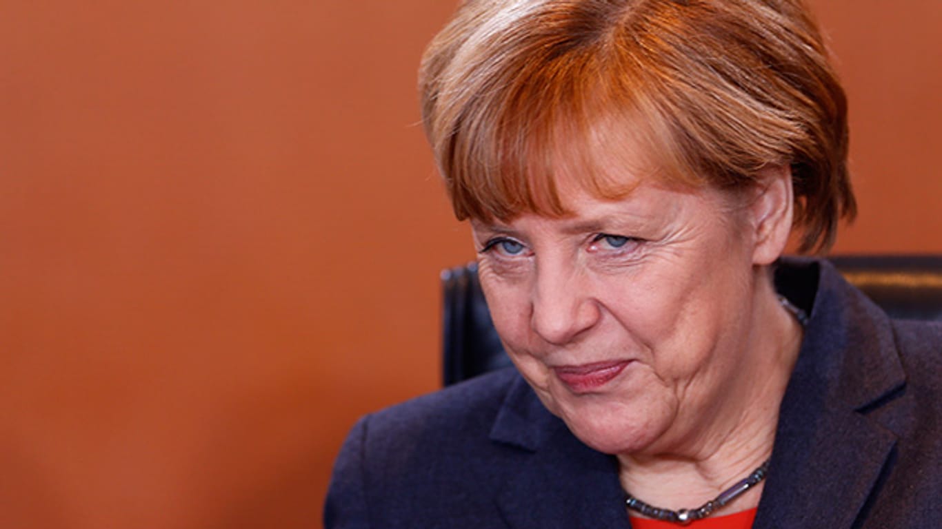 Angela Merkel hat gut lachen: Die Deutschen würden ihr mehrheitlich eine vierte Amtszeit wünschen.