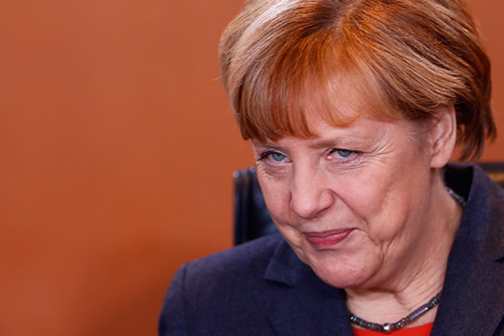Angela Merkel hat gut lachen: Die Deutschen würden ihr mehrheitlich eine vierte Amtszeit wünschen.