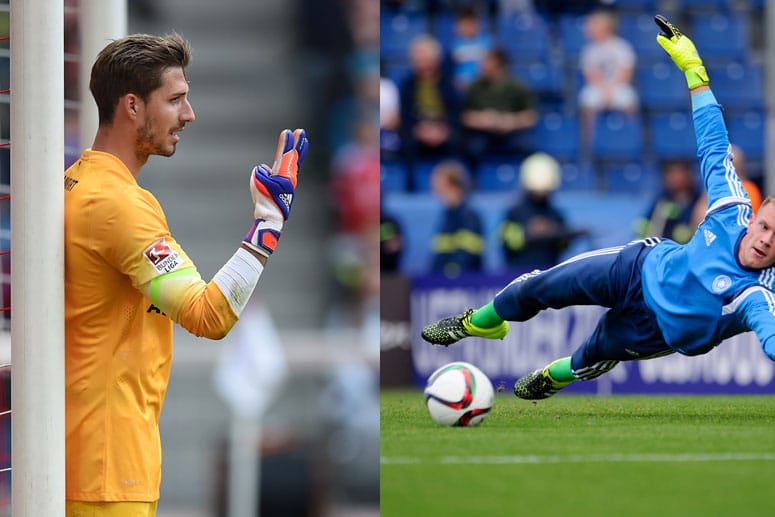 Mit Kevin Trapp (li.) und Marc-André ter Stegen sind derzeit zwei deutsche Torhüter im Ausland erfolgreich.