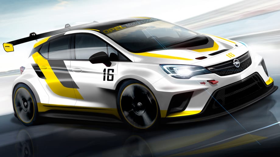 Opel Astra TCR: Neuer Tourenwagen für den Kunden-Motorsport.