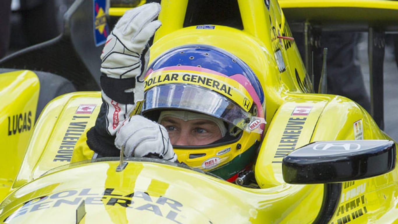 Einmal Racer, immer Racer: Jacques Villeneuve, hier bei einem Indy-Car-Rennen im vergangenen Jahr.