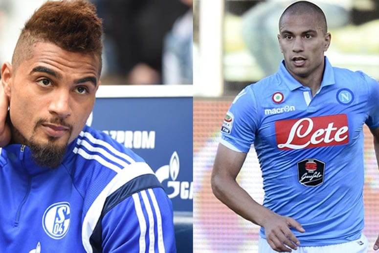 Ein Wechsel von Gökhan Inler (re.) zum FC Schalke 04 scheint eng mit der Personalie Kevin-Prince Boateng verknüpft.