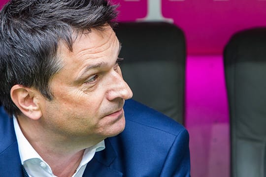 Manager Christian Heidel steht mit Mainz 05 vor dem Abschluss eines neuen Werbevertrags.