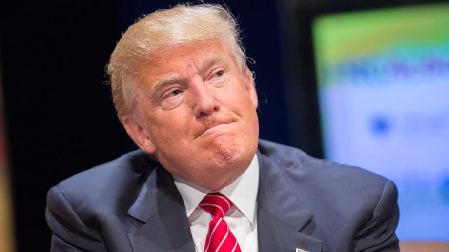 Zoff im eigenen Team - Donald Trump zeigt sich gelegentlich auch nachdenklich.