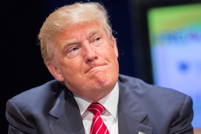 Zoff im eigenen Team - Donald Trump zeigt sich gelegentlich auch nachdenklich.