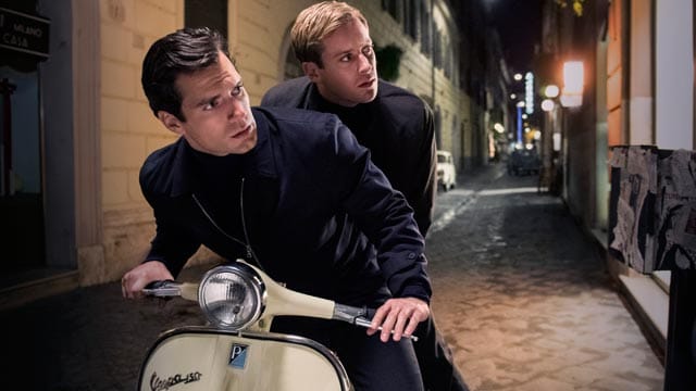 CIA-Agent Napoleon Solo (Henry Cavill, l) und KGB-Spion Illya Kuryakin (Armie Hammer).