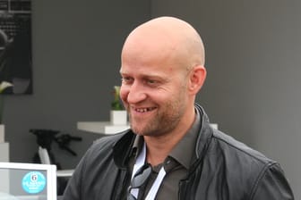 Jürgen Vogel auf dem Oldtimer Grand Prix.