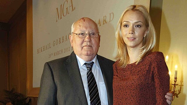 Michael Gorbatschow mit Enkelin Xenia: unpolitische Modejournalistin.