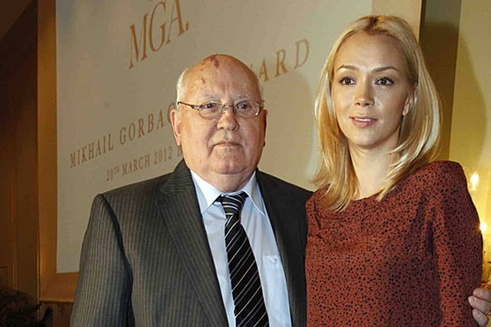 Michael Gorbatschow mit Enkelin Xenia: unpolitische Modejournalistin.