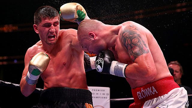 Marco Huck (li.) und Krzysztof Glowacki lieferten sich einen heißen Fight.