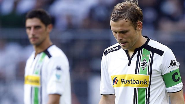 Enttäuschung nach dem Saisonstart bei Lars Stindl (li.) und Tony Jantschke.