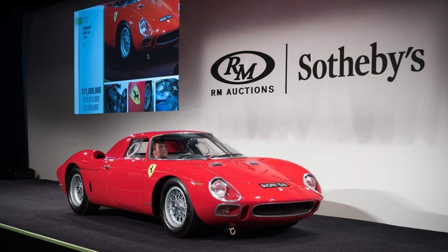 Rang 9: Ein Ferrari 250 LM by Scaglietti von 1964 wurde im August 2015 in den USA für 17,6 Millionen Dollar (15,9 Mio. Euro). Das ist der höchste Preis, der bislang bei Auktionen für dieses Modell bezahlte wurde.