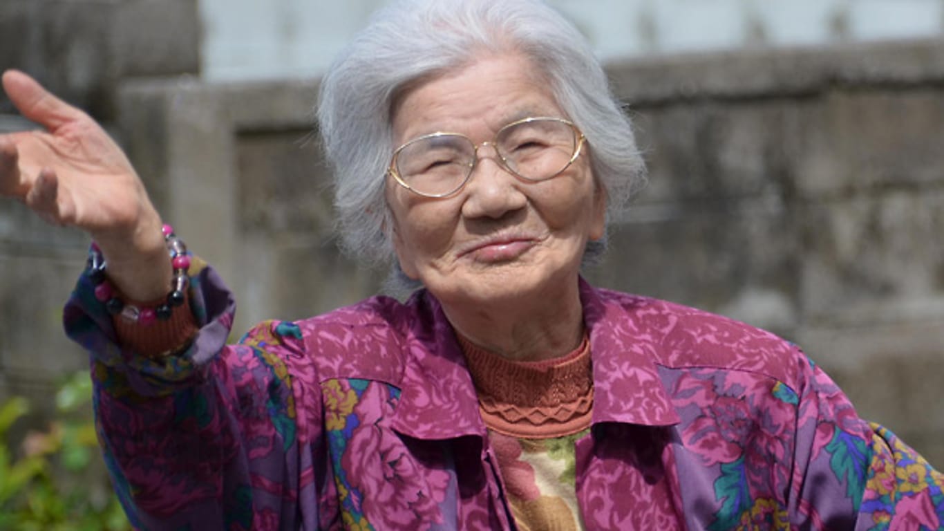 Taika ist mit 93 Jahren immer noch ständig in Bewegung.