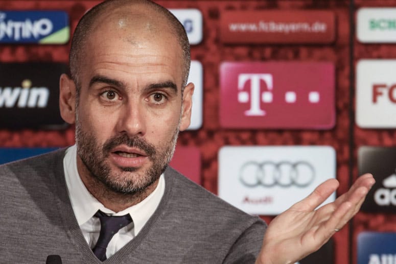 Pep Guardiola wundert sich über die Aussagen von Ottmar Hitzfeld.