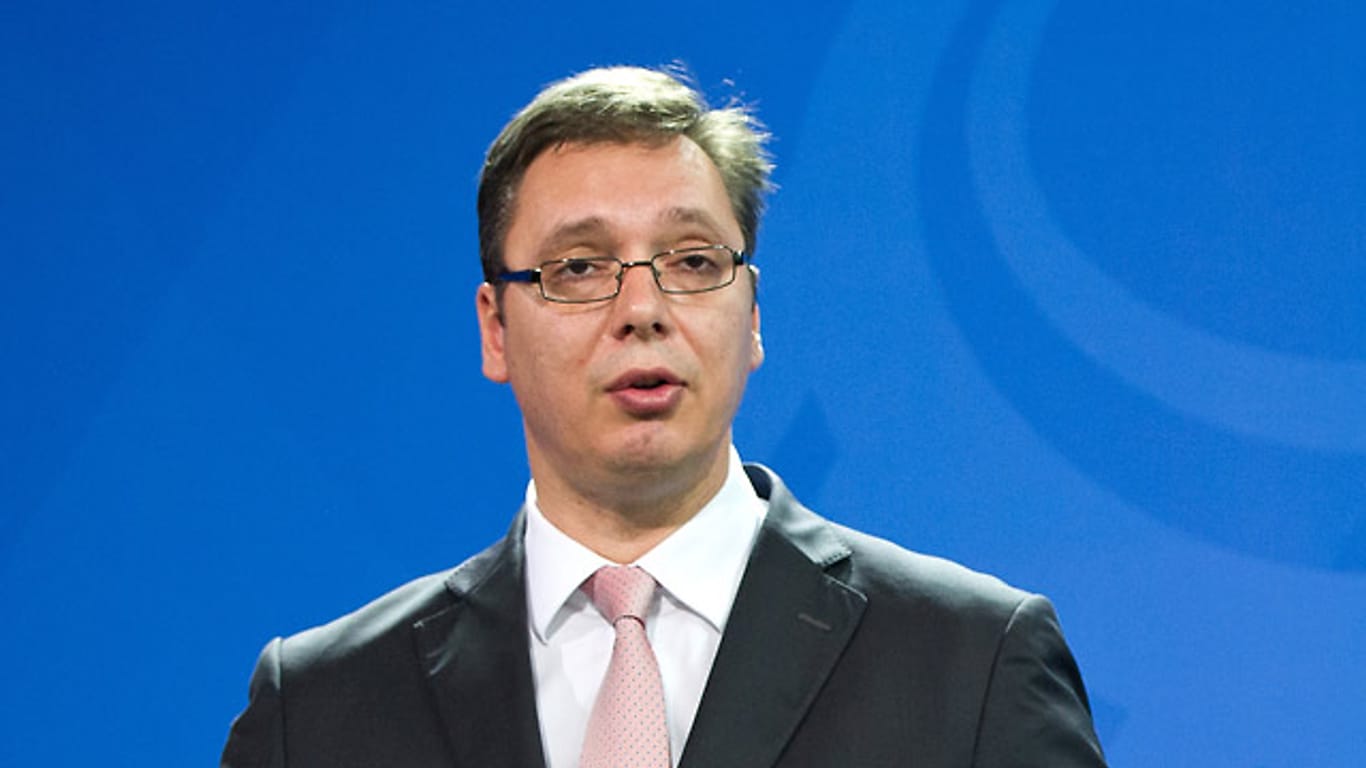Aleksandar Vucic will, dass Deutschland manchen Flüchtlingen weniger Geld zahlt.