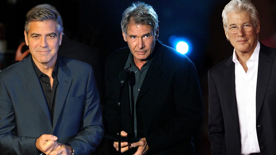 George Clooney, Harrison Ford und Richard Gere sind auch mit über 50 noch sehr attraktiv.