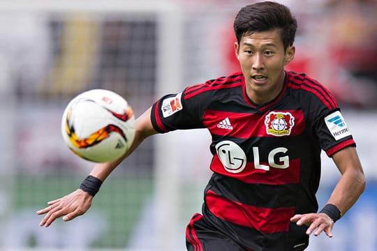 Trikottausch? Bayer-Star Heung-Min Son wird wohl schon bald für Tottenham Hotspur auflaufen.